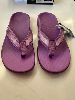 Vionic Tide II Women Purple Orthotic Sandals Vio-Motion Technology Size 8